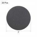Uxcell 3-inch Hook And Loop Sanding Disc Wet Dry Silicon Carbide 400 Grit 20 Pcs