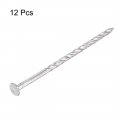 Uxcell Spiral Deck Nails Stainless Steel Nail Shank 100mmx4mm Lxd 12 Pcs