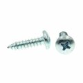 Prime-line Sheet Metal Screw Self-tapping Pan Head Phillips 10 X 3 4 In Zinc Plated Steel Pack Of 100