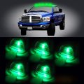 5pcs Clear Cab Marker Light T10 Green Led Replacement Fit For 2003-2015 Ford F250 F350 F450 F550 Super Duty 