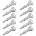 Ignition Keys 10 Pack Forklift Key Heavy Equipment 57591-23330-71 575912333071 A62597 For Toyota 
