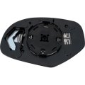 Passenger Side Mirror Glass For Chevy Silverado 1500 2007 2013 Heated Convex With Backing Plate Non Towing Replaces 15886198 