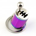 Maycom Creative Auto Part Model Gear Box Keychain Six-speed Manual Transmission Shift Lever Keyring Key Chain Ring Keyrings