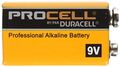 Duracell Procell Alkaline Batteries 9v 12 Box 
