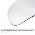 Car Rearview Left Driver Side Heated Mirror Glass Replacement W Backing Plate For Hyundai Kona 2018