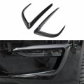 Tesevo Front Fog Light Trim Cover Lamp Frame Blade Eyebrow Spoiler Accessories For Tesla Model Y Carbon Fiber Bright 