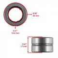 Caltric Rear Differential Rebuild Kit Compatible With Honda Rancher 420 Trx420fm 4x4 2007-2013