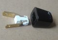 Male 110v 120 V Ac 2 Pin Prong Feed Thru Cord Plug Black Clear Transparent White Black 