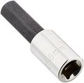 35068 1 4 In Drive Hex Long Bit Socket 8mm Polished Metal Finish