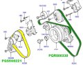 Genuine Land Rover Primary Secondary Belt Range R Sport 05-09 Lr3 Pqs500221 Pqr500330