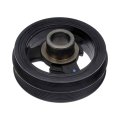 Harmonic Balancer For Ford Edge 2007 To 2018 Black Serpentine Drive Belt 1 Mounting Hole Degree Markings Replaces Ca0211400 