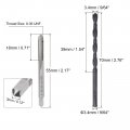 Uxcell Tap And Drill Bit Set 8-36 Unf Thread 9 64 Black Oxide Twist Straight Flute Tapping Threading Repair Tool Kit