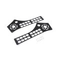 Interior Storage Molle Panel Center Console Organizer Alloy Car Modular Compatible With Toyota Tacoma 2011-2015 Accessories