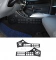Interior Storage Molle Panel Center Console Organizer Alloy Car Modular Compatible With Toyota Tacoma 2011-2015 Accessories