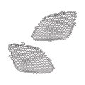 Upper Inner Grille Inserts For Pontiac G6 2005 2006 2007 2008 2009 Driver And Passenger Side Pair Plastic Paintable Gm1200539 