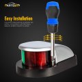 Partsam Boat Marine Led Navigation Lights Lamps 12 Red And Green Front Bow Stern Light For Small Pontoon Yacht Skeeter