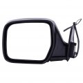 Side View Mirror Driver Left Fit For 1996-1998 Lexus Lx450 1991-1997 Toyota Land Cruiser Manual Folding Non-heated Black 
