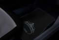 Carscover Royal Queen Crown Crystal Diamond Bling Rhinestone Studded Carpet Car Suv Truck Floor Mats 4 Pcs