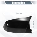 X Autohaux Pair Car Rear View Driver Passenger Side Mirror Cover Cap Replacement Gloss Black For Bmw 525i 528i 530i 535i 550i