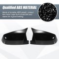 X Autohaux Pair Car Rear View Driver Passenger Side Mirror Cover Cap Replacement Gloss Black For Bmw 525i 528i 530i 535i 550i
