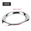 Keenso 2pcs Chrome Front Fog Light Frame Cover Trim Abs Lamp Strip For Chr 2017-2018