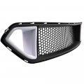 G-plus Front Hood Bumper Upper Grille Grill W Drl Led Light Insert Compatible With Ford Mustang 2018-2020 Not Fit Shelby Gt500