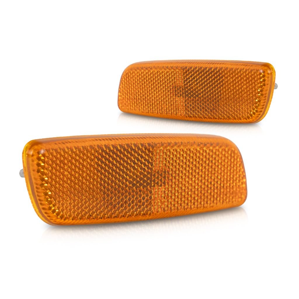 Front Side Marker Lights For Lexus Gs430 Is300 2001 To 2005 Amber Lens Driver And Passenger Pair Replacement 8173030110