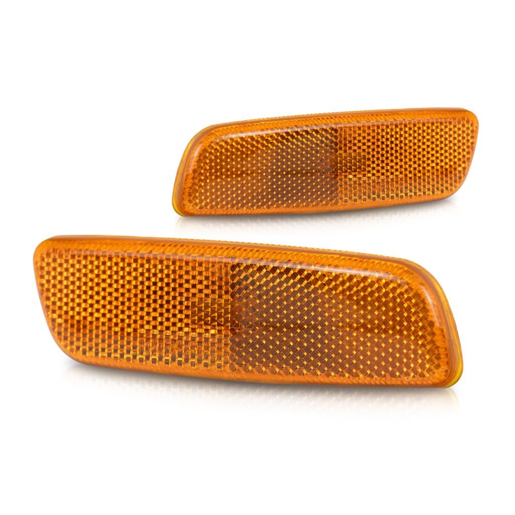 Front Side Marker Lights For Lexus Gs430 Is300 2001 To 2005 Amber Lens Driver And Passenger Pair Replacement 8173030110