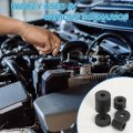 12 Pcs Rubber Spacers 80mm Od X 33mm Id 10mm Height Round Anti Vibration Spacer Bushing