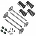 Caltric Exhaust And Intake Valve Kit Compatible With Can-am Canam Commander 1000 2011 2012 2013 2014 2015