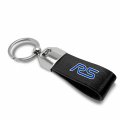 Ipick Image Large Genuine Black Leather Loop Strap Key Chain Ford Focus Rs