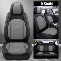 Pu Leather 5 Seat Covers Full Set For Gmc Sierra 1500 2500hd 3500hd Waterproof Breathable Front And Rear Cushion Most Sedans