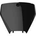 Polisport 8665800003 Front Number Plate Black 