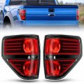 Nilight Taillight Assembly For 2009 2010 2011 2012 2013 2014 Ford F-150 F150 Pickup Truck Rear Lamp Replacement Oe Style Red 