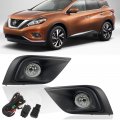 Fog Lights For 2015-2018 Nissan Murano Lamps With H11 12v 55w Bulbs Assembly Set L R Side Clear Lens 