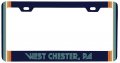 West Chester Pennsylvania Car Metal License Plate Frame Retro Design 