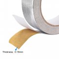Uxcell Fiberglass Aluminum Foil Tape High Temperature For Hvac Patching Hot Cold Air Ducts Heat Reflective Adhesive 25mmx20m