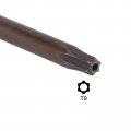 Uxcell T9 Anti Tamper Proof Torx Star Key Bit Wrench L-shape 3 35-inch Long Arm S2 Steel 2 Pcs