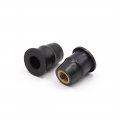 Uxcell 50pcs Black Rubber Motorcycle Windscreen Windshield Screen Well Nuts