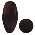 Uxcell Xl Red Black Motorcycle Net Seat Cover Breathable Protector Cushion For Yamaha