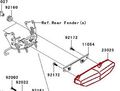 Motocycle Led Integrated Rear Running Tail Stop Brake Light Super Bright Fit For Kawasaki 07-08 Zx-6r 08-11 Zg1400 Chrome Clear