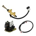 Rear Brake Caliper Hose Master Cylinder Replacement For 5vm-2583v-00-00 Yamaha Blaster 200 Yfs200 2003-2006 