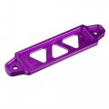 X Autohaux 172mm Universal Hollow Aluminum Alloy Car Battery Hold Down Mount Bracket Set Purple 10 Inch Bolt