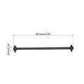 Uxcell 89 5mm Drive Shaft For 1 10 Rc Car Truck Black 2pcs