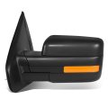 Auto Dynasty Fo1320349 Side Door Power Mirror With Heated Signal For Ford F-150 2009-2010 Driver Left Paint To Match Black