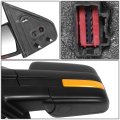 Auto Dynasty Fo1320349 Side Door Power Mirror With Heated Signal For Ford F-150 2009-2010 Driver Left Paint To Match Black