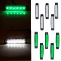 Ocpty Marker Lights 10pcs Side White Green Kit Waterproof Surface Mounted Turn Signal Light Fit For Truck 4x4 Pickup Boats