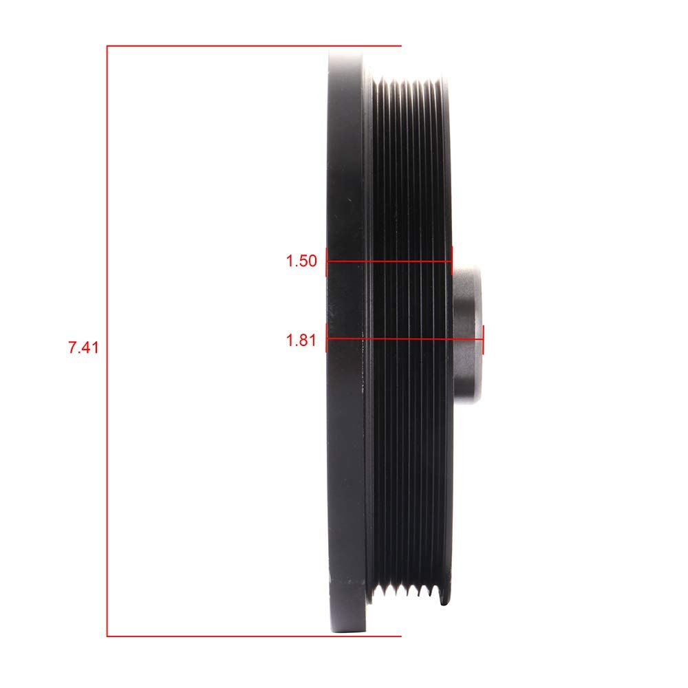 Harmonic Balancer Crankshaft Pulley Replacement For Jeep Cherokee Comanche Grand Tj Wagoneer Wrangler 4 0l 594-018 33002920ab
