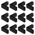 12pcs Plastic Glass Connector Suitable For 5mm Thick L Shaped To Clamp Fixing Bracket Rimless Clip Holder Aquarium Fish Tank