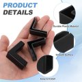 12pcs Plastic Glass Connector Suitable For 5mm Thick L Shaped To Clamp Fixing Bracket Rimless Clip Holder Aquarium Fish Tank